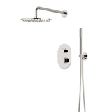 Artos Opera Thermostatic Shower Trim Kit with Hand Shower in Polished Nickel – Wide Control Trim Style – PS140PN