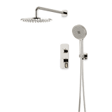 Artos Harmony Thermostatic Shower Trim Kit with Hand Shower in Polished Nickel – 8" Shower Head Size – PS140W8TRPN