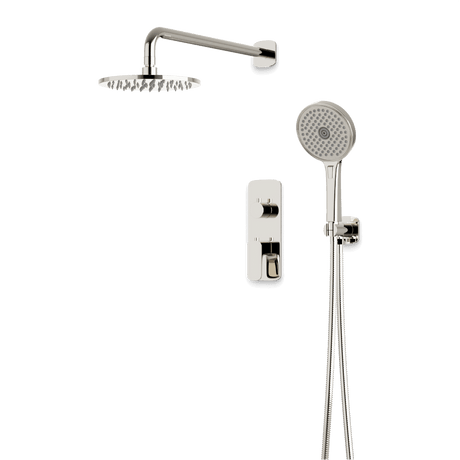 Artos Harmony Thermostatic Shower Trim Kit with Hand Shower in Polished Nickel – 12" Shower Head Size – PS140W12TRPN