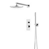 Artos Otella Thermostatic Shower Trim Kit with Hand Shower in Chrome – Wide Control Trim Style – PS141CH