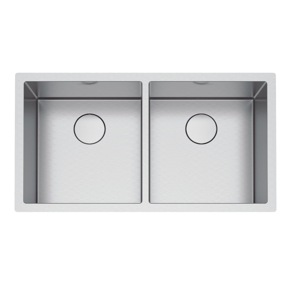 FRANKE PS2X120-16-16 Professional 2.0 35.5-in.. x 19.5-in. 16 Gauge Stainless Steel Undermount Double Bowl Kitchen Sink - PS2X120-16-16 In Diamond