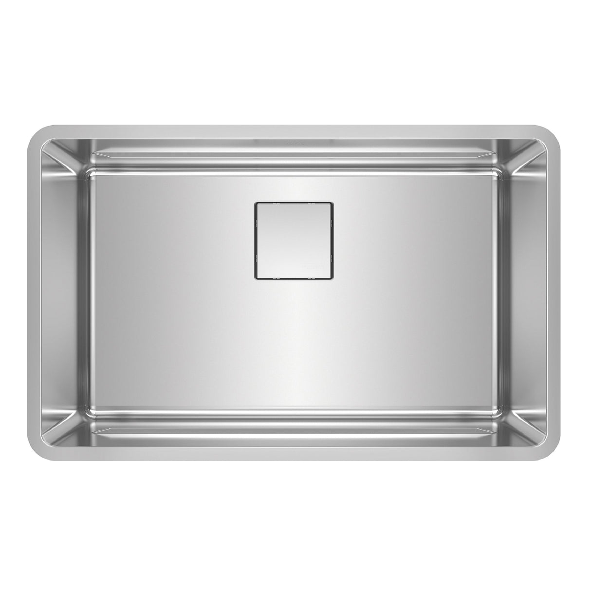 FRANKE PTX110-28 Pescara 29.5-in. x 18.5-in. 18 Gauge Stainless Steel Undermount Single Bowl Kitchen Sink - PTX110-28 In Pearl