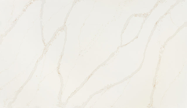 Daltile Purevana Mineral Surfaces - Marble Look Calacatta Joule Slab 136x79 Polished 3CM Quartz Slab LQ05SLBM11/4X2L
