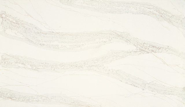 Daltile Purevana Mineral Surfaces - Marble Look Hudson Beige Slab 136x79 Polished 3CM Quartz Slab