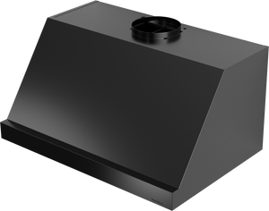 Vent-A-Hood PWVH18-142 BC 42" 300 CFM Professional Wall Mount Range Hood with Offset Lip, Magic Lung Blower, Black Carbide