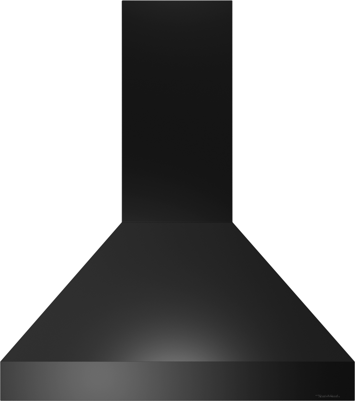 Vent-A-Hood PYDAH18-K42 BL 42" Euro Island Range Hood with Ductless Ventilation (ARS), Black Satin