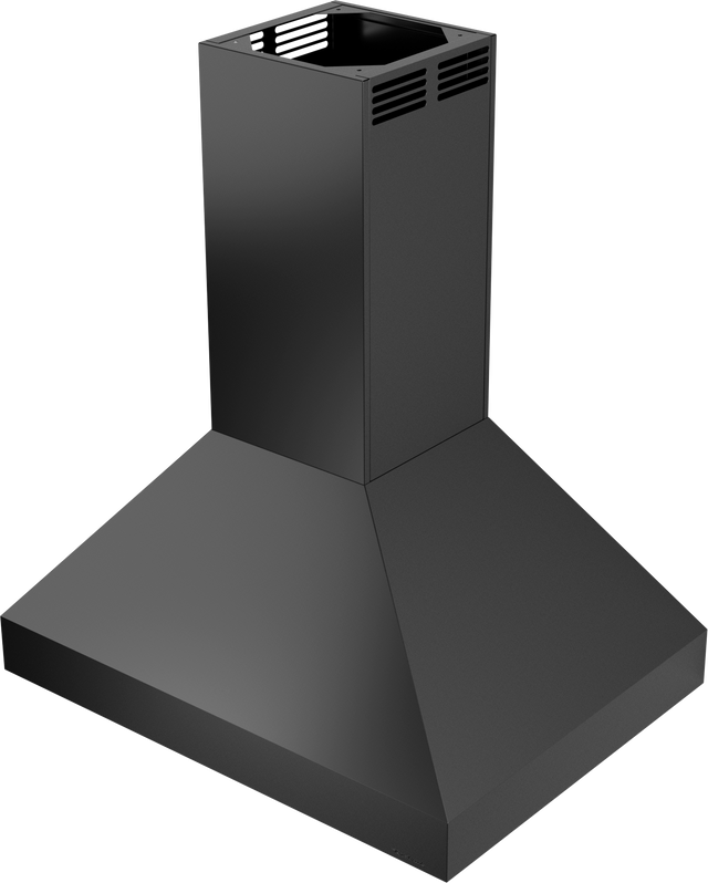 Vent-A-Hood PYDAH18-K36 BC 36" Euro Island Range Hood with Ductless Ventilation (ARS), Black Carbide