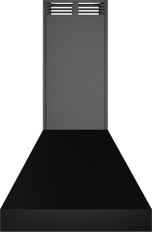 Vent-A-Hood PYDAH18-K36 BC 36" Euro Island Range Hood with Ductless Ventilation (ARS), Black Carbide