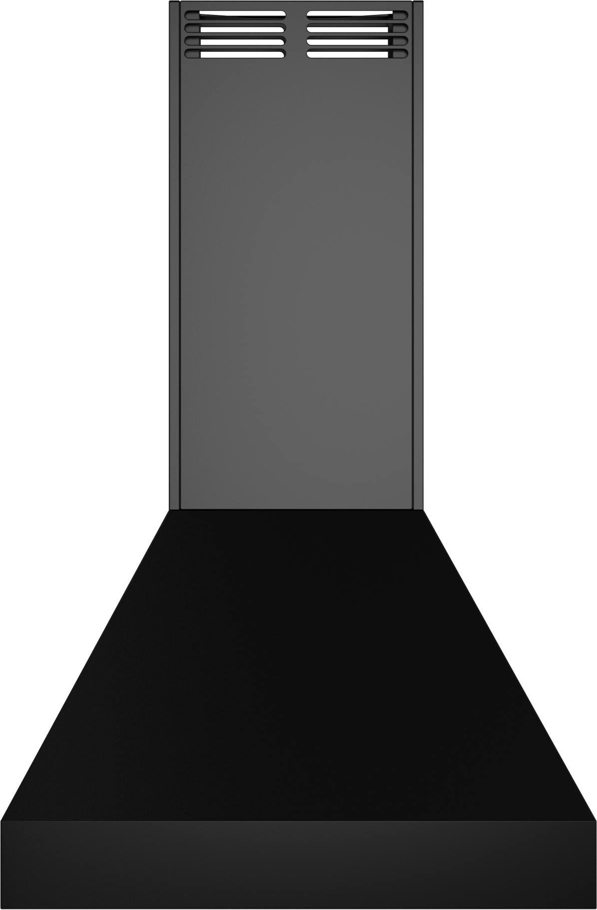 Vent-A-Hood PYDAH18-K42 BC 42" Euro Island Range Hood with Ductless Ventilation (ARS), Black Carbide
