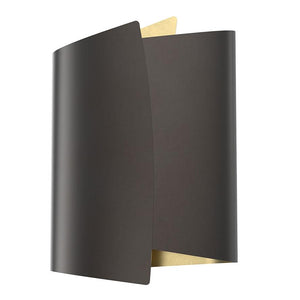 Alora WV319202UBLB PARDUCCI WALL VANITY URBAN BRONZE W/ LIGHT BRASS