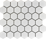 Roca Tile Usa Inc United States Ceramic Tile Cc Mosaics Ii 2 Inch Matte Gray Hexagon Porcelain Mosaics. Ufcc141-12Mt 1 Sheet = .99 Sq. Ft.