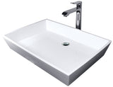 Hydro Systems BLO2218SSS-BIS BLOCK 22X18 SOLID SURFACE SINK - BISCUIT