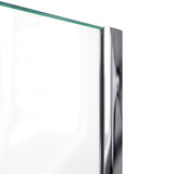 DreamLine Prism 40 in. x 74 3/4 in. Frameless Neo-Angle Pivot Shower Enclosure in Oil Rubbed Bronze with Black Base Kit