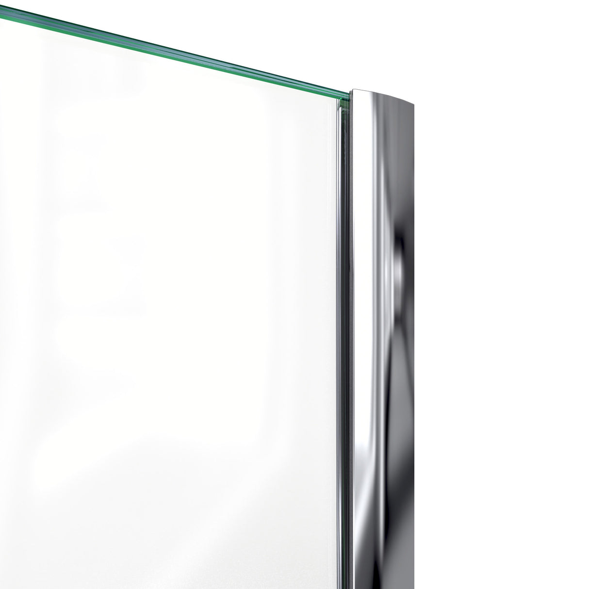 DreamLine Prism 40 in. x 74 3/4 in. Frameless Neo-Angle Pivot Shower Enclosure in Satin Black with Black Base Kit