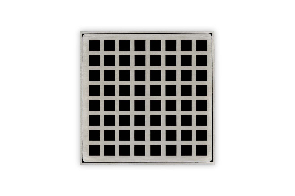 Infinity Drain QS 5 5” Strainer - Squares Pattern for Q 5, QD 5, QDB 5