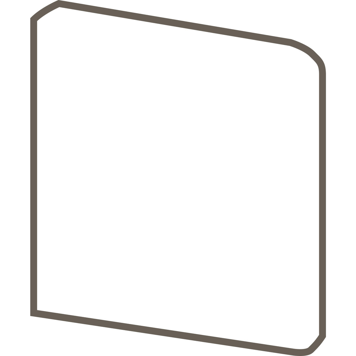 Daltile Quarry Tile Red Blaze QCR1665 Bullnose Corner Matte Quarry Tile Trim