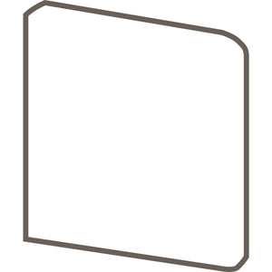 Daltile Quarry Tile Red Blaze QCR1665 Bullnose Corner Matte Quarry Tile Trim