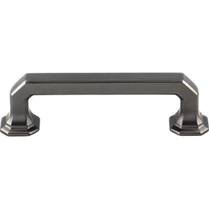 Top Knobs TK287 Emerald Pull 3 3/4" - Ash Gray