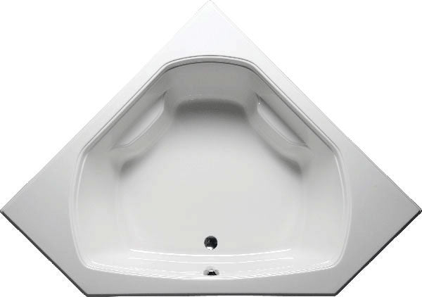 Americh QU6060LA5-WH Quantum Corner 6060 - Luxury Series / Airbath 5 Combo - White