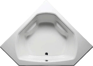 Americh QU6060PA5-BI Quantum Corner 6060 - Platinum Series / Airbath 5 Combo - Biscuit