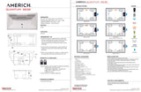 Americh QU6636TA5-BI Quantum 6636 - Tub Only / Airbath 5 - Biscuit