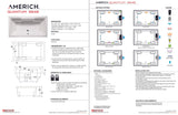 Americh QU6648TA5-BI Quantum 6648 - Tub Only / Airbath 5 - Biscuit