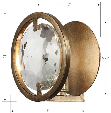 Quincy 1 Light Distressed Twilight Sconce QUI-7621-DT