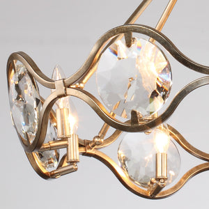 Quincy 8 Light Distressed Twilight Chandelier QUI-7628-DT