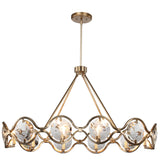 Quincy 10 Light Distressed Twilight Chandelier QUI-7629-DT