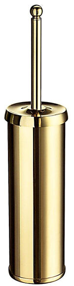 Smedbo Villa Toilet Brush in Polished Brass/Plastic Insert