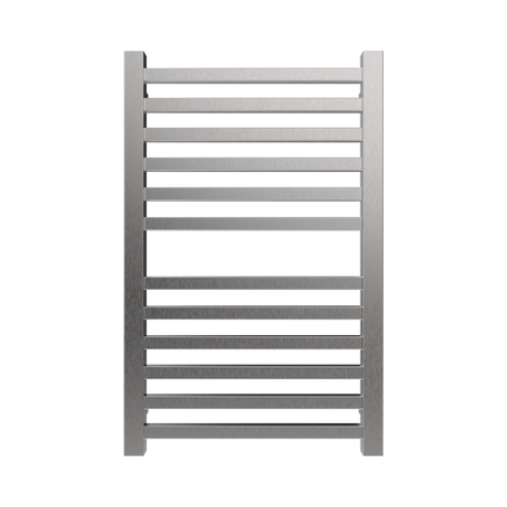 Amba Products Q2132B Quadro 12-Bar Hardwired Towel Warmer - 4.375 x 21.25 x 33.125 in. - Brushed Finish