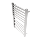 Amba Products Q2132B Quadro 12-Bar Hardwired Towel Warmer - 4.375 x 21.25 x 33.125 in. - Brushed Finish