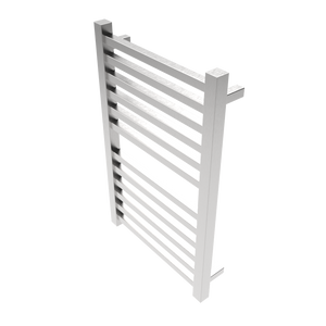 Amba Products Q2132B Quadro 12-Bar Hardwired Towel Warmer - 4.375 x 21.25 x 33.125 in. - Brushed Finish