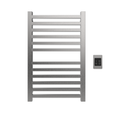 Amba Products Q2132B Quadro 12-Bar Hardwired Towel Warmer - 4.375 x 21.25 x 33.125 in. - Brushed Finish