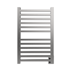 Amba Products Q2132B Quadro 12-Bar Hardwired Towel Warmer - 4.375 x 21.25 x 33.125 in. - Brushed Finish