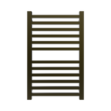 Amba Products Q2132BB Quadro 12-Bar Hardwired Towel Warmer - 4.375 x 21.25 x 33.125 in. - Brushed Bronze Finish