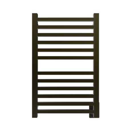Amba Products Q2132BB Quadro 12-Bar Hardwired Towel Warmer - 4.375 x 21.25 x 33.125 in. - Brushed Bronze Finish
