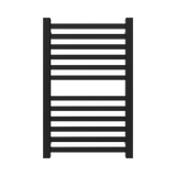Amba Products Q2132MB Quadro 12-Bar Hardwired Towel Warmer - 4.375 x 21.25 x 33.125 in. - Matte Black Finish