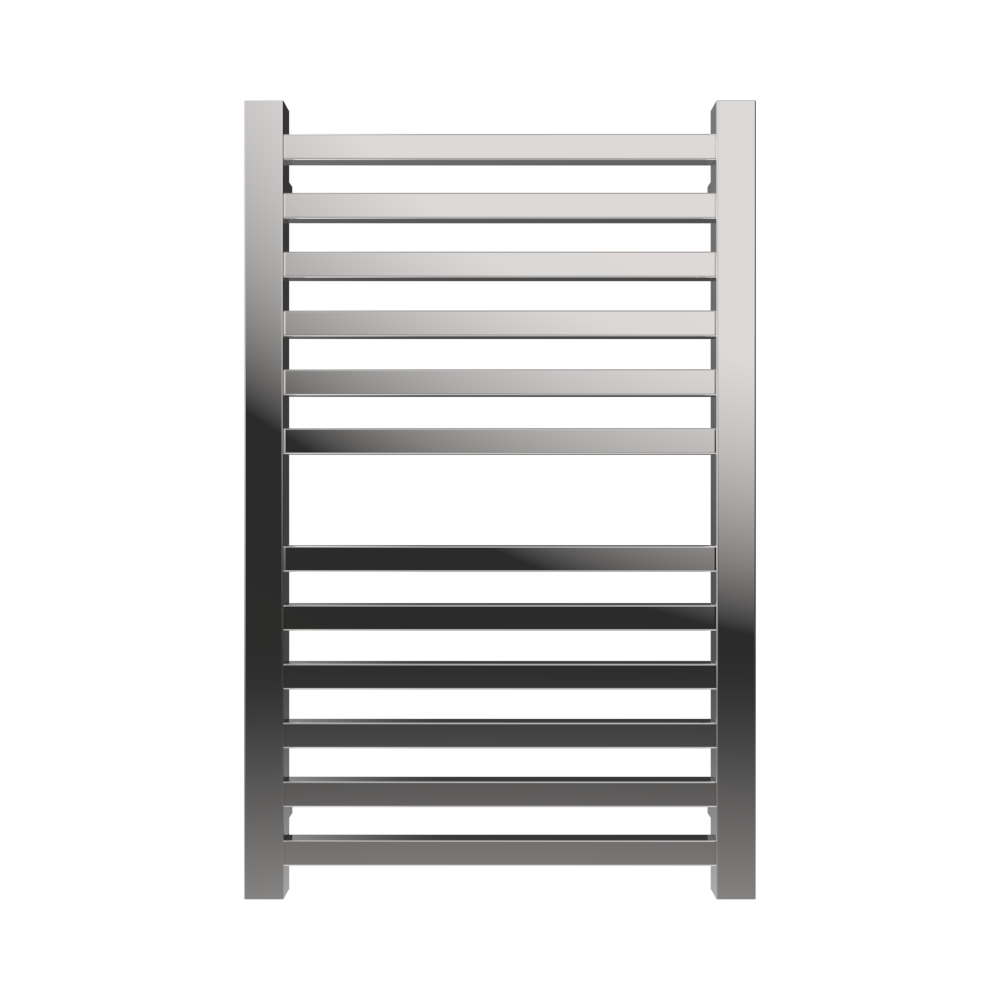 Amba Products Q2132P Quadro 12-Bar Hardwired Towel Warmer - 4.375 x 21.25 x 33.125 in. - Polished Finish
