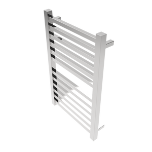 Amba Products Q2132P Quadro 12-Bar Hardwired Towel Warmer - 4.375 x 21.25 x 33.125 in. - Polished Finish
