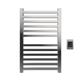 Amba Products Q2132P Quadro 12-Bar Hardwired Towel Warmer - 4.375 x 21.25 x 33.125 in. - Polished Finish