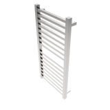 Amba Products Q2142B Quadro 16-Bar Hardwired Towel Warmer - 4.375 x 21.25 x 42.625 in. - Brushed Finish