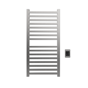 Amba Products Q2142B Quadro 16-Bar Hardwired Towel Warmer - 4.375 x 21.25 x 42.625 in. - Brushed Finish