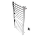 Amba Products Q2142B Quadro 16-Bar Hardwired Towel Warmer - 4.375 x 21.25 x 42.625 in. - Brushed Finish