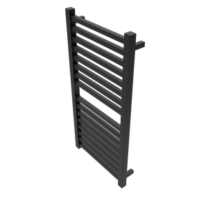 Amba Products Q2142MB Quadro 16-Bar Hardwired Towel Warmer - 4.375 x 21.25 x 42.625 in. - Matte Black Finish