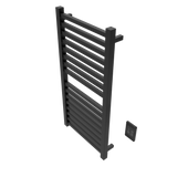 Amba Products Q2142MB Quadro 16-Bar Hardwired Towel Warmer - 4.375 x 21.25 x 42.625 in. - Matte Black Finish