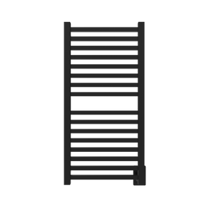 Amba Products Q2142MB Quadro 16-Bar Hardwired Towel Warmer - 4.375 x 21.25 x 42.625 in. - Matte Black Finish