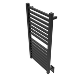 Amba Products Q2142MB Quadro 16-Bar Hardwired Towel Warmer - 4.375 x 21.25 x 42.625 in. - Matte Black Finish