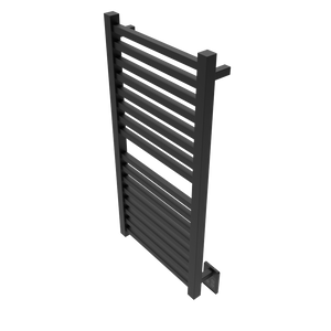 Amba Products Q2142MB Quadro 16-Bar Hardwired Towel Warmer - 4.375 x 21.25 x 42.625 in. - Matte Black Finish