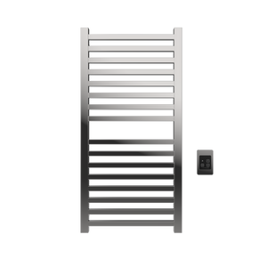 Amba Products Q2142P Quadro 16-Bar Hardwired Towel Warmer - 4.375 x 21.25 x 42.625 in. - Polished Finish